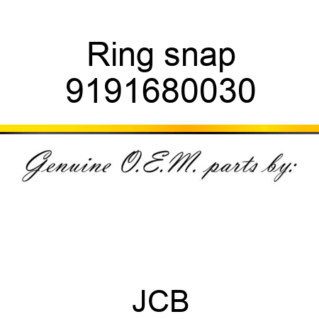 Ring, snap 9191680030