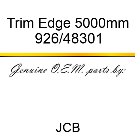 Trim, Edge 5000mm 926/48301