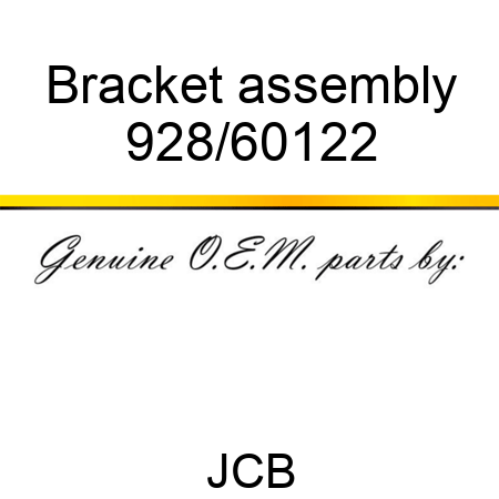 Bracket, assembly 928/60122