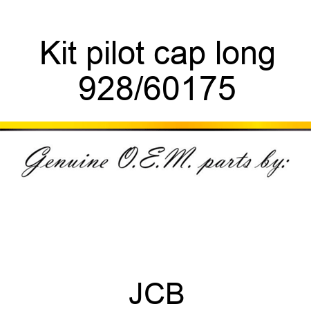 Kit, pilot cap long 928/60175