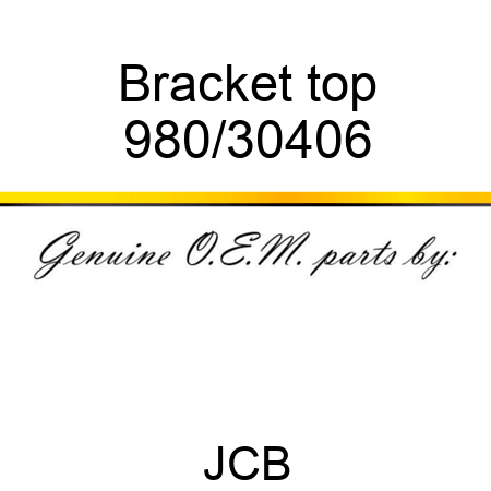 Bracket, top 980/30406