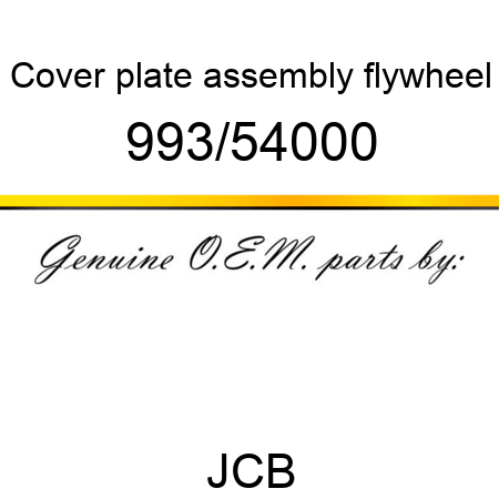 Cover, plate assembly, flywheel 993/54000