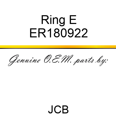 Ring, E ER180922