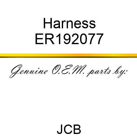 Harness ER192077