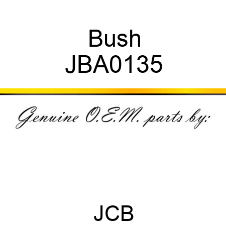 Bush JBA0135