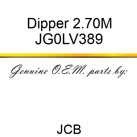 Dipper, 2.70M JG0LV389
