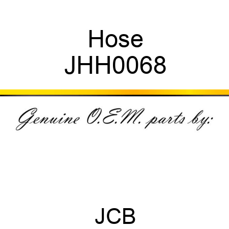 Hose JHH0068