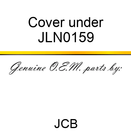 Cover, under JLN0159