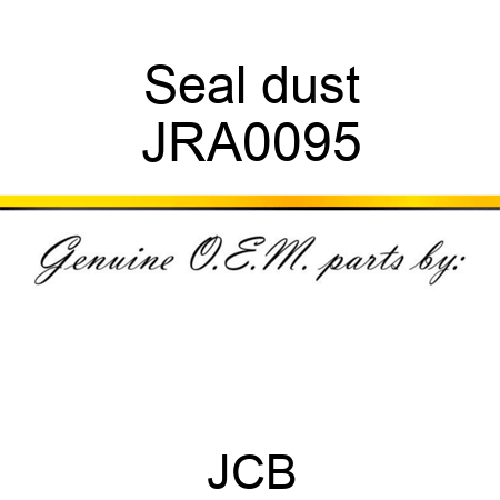 Seal, dust JRA0095