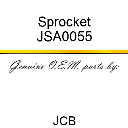 Sprocket JSA0055