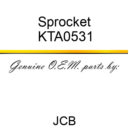 Sprocket KTA0531