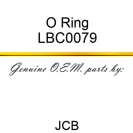 O Ring LBC0079
