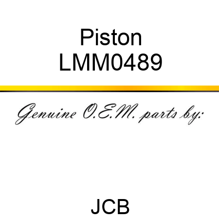 Piston LMM0489