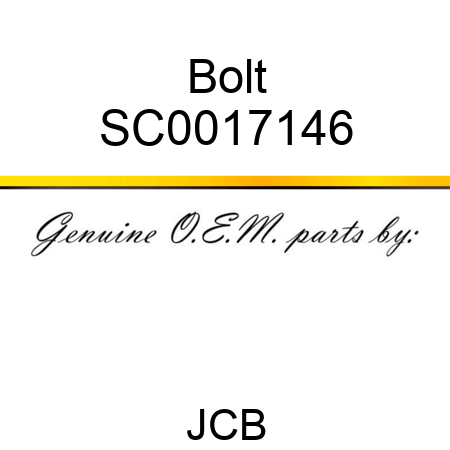 Bolt SC0017146