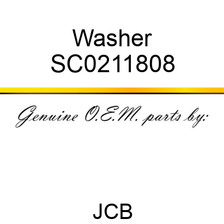 Washer SC0211808