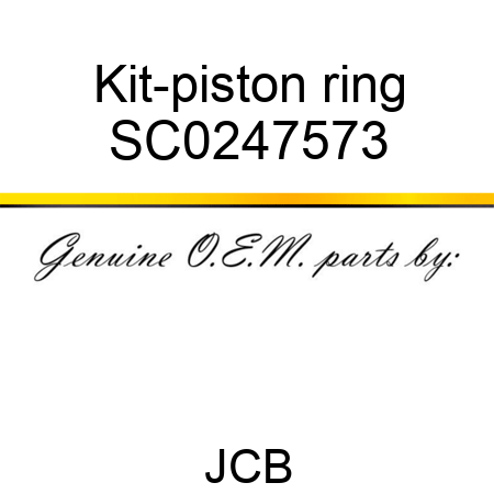 Kit-piston ring SC0247573