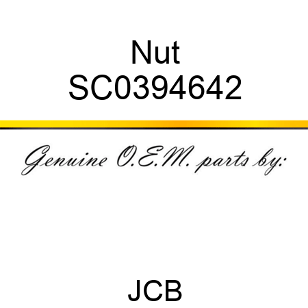 Nut SC0394642