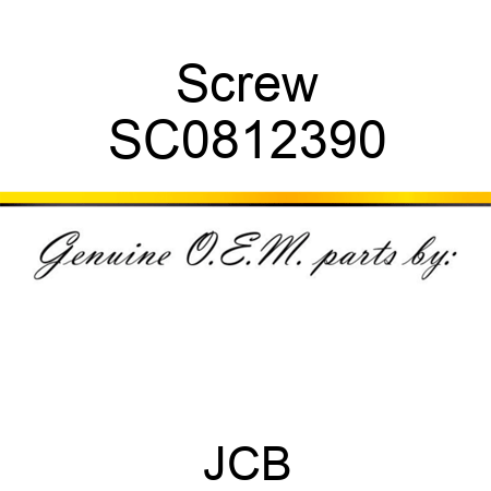 Screw SC0812390
