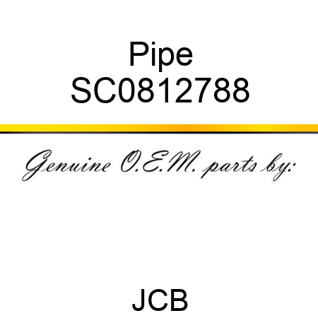 Pipe SC0812788