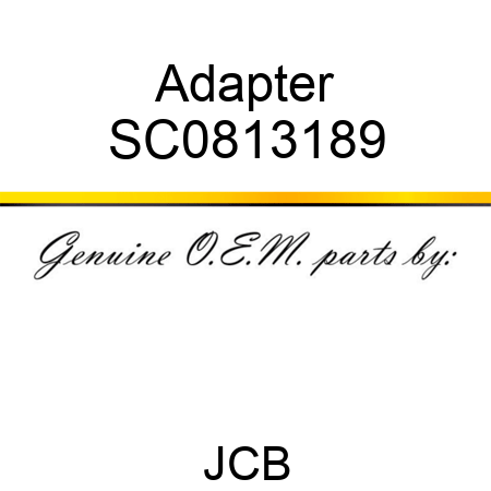 Adapter SC0813189