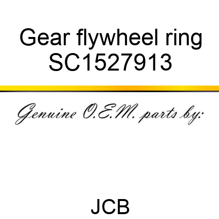 Gear, flywheel ring SC1527913