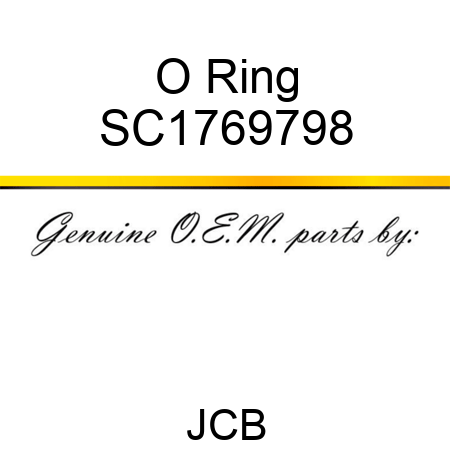 O Ring SC1769798
