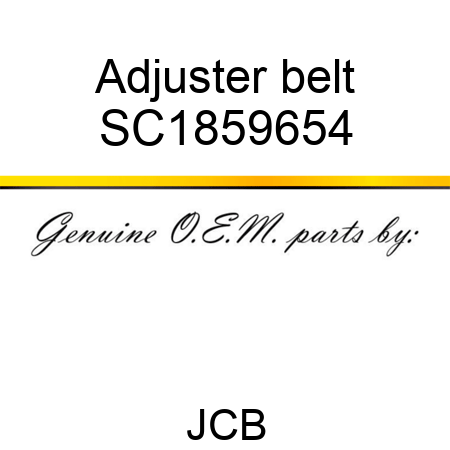 Adjuster, belt SC1859654