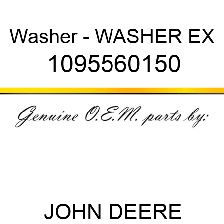 Washer - WASHER, EX 1095560150