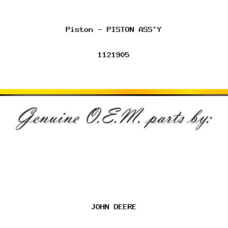 Piston - PISTON ASS`Y 1121905