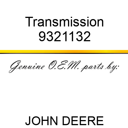 Transmission 9321132