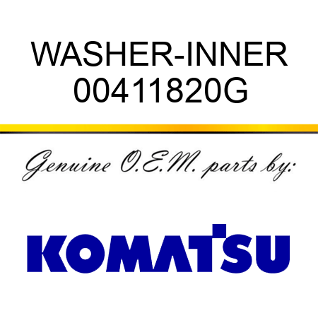 WASHER-INNER 00411820G