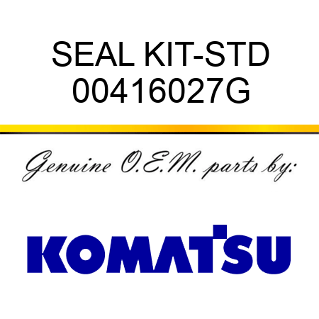 SEAL KIT-STD 00416027G