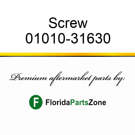 Screw 01010-31630