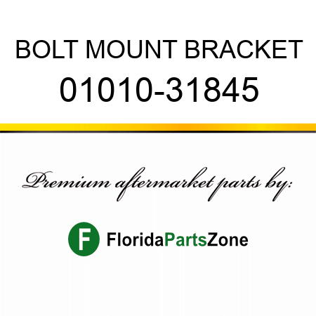 BOLT, MOUNT BRACKET 01010-31845