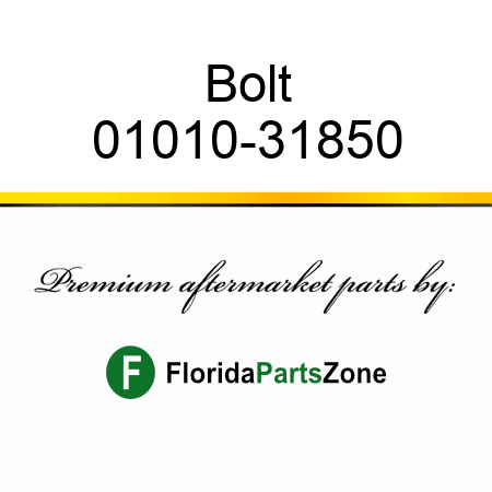 Bolt 01010-31850