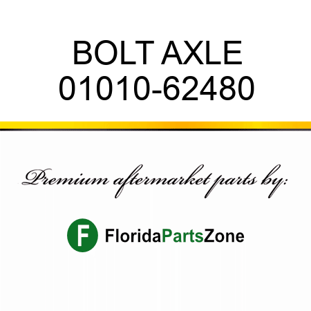 BOLT, AXLE 01010-62480