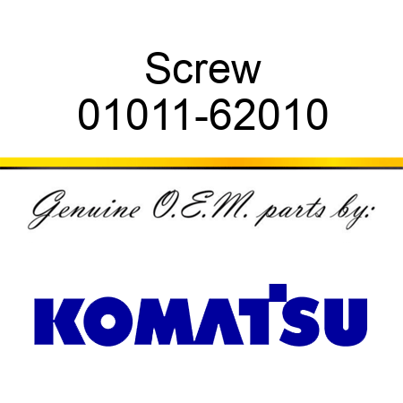 Screw 01011-62010