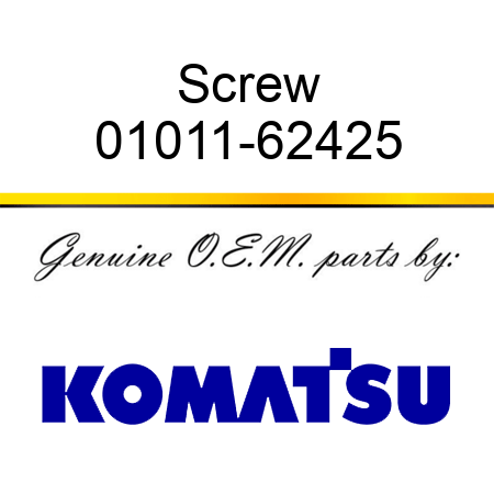 Screw 01011-62425