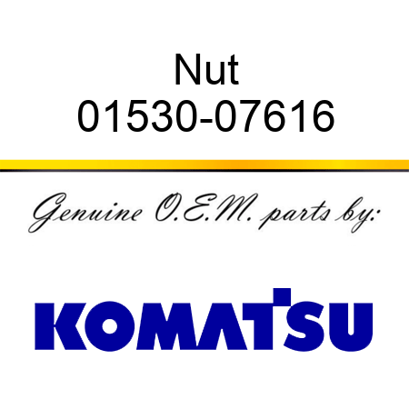 Nut 01530-07616