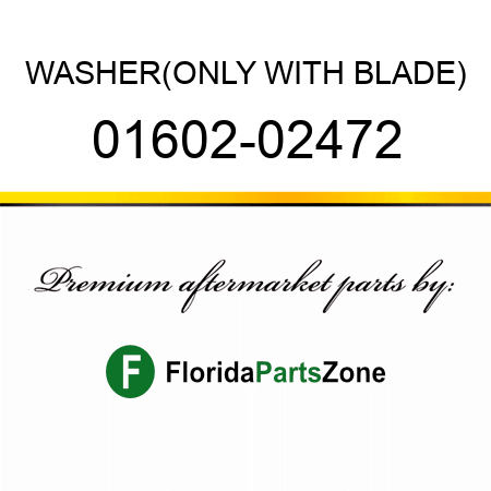 WASHER,(ONLY WITH BLADE) 01602-02472