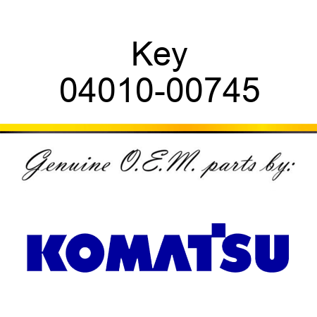 Key 04010-00745