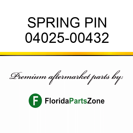 SPRING PIN 04025-00432