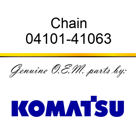 Chain 04101-41063