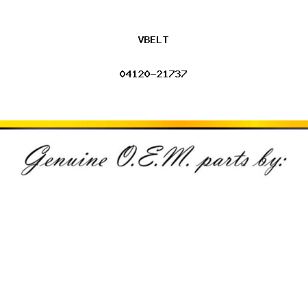 VBELT 04120-21737