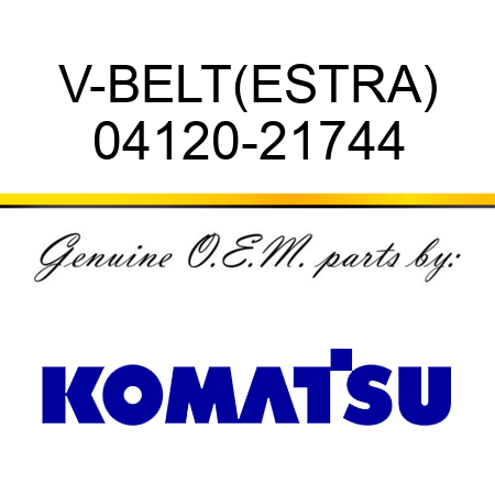 V-BELT,(ESTRA) 04120-21744