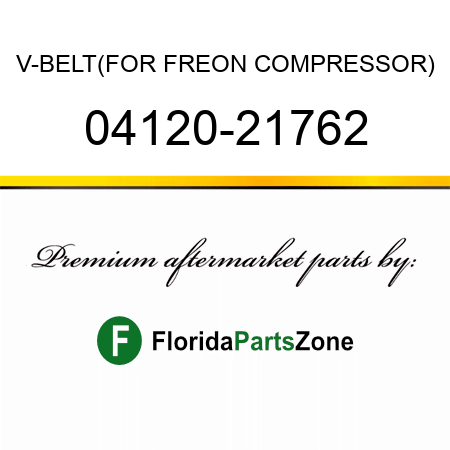 V-BELT,(FOR FREON COMPRESSOR) 04120-21762