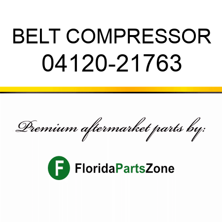 BELT, COMPRESSOR 04120-21763