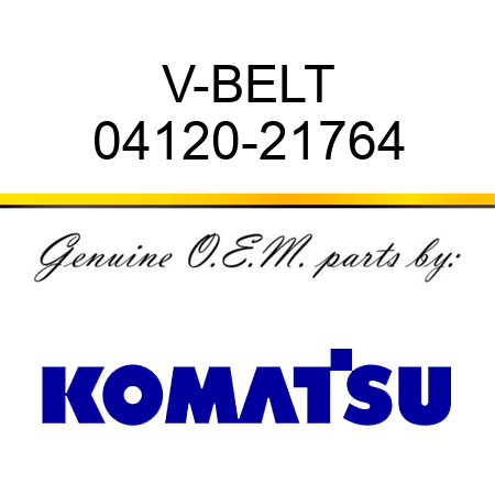 V-BELT 04120-21764