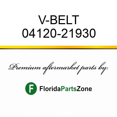 V-BELT 04120-21930