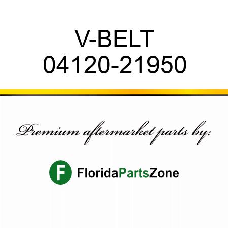 V-BELT 04120-21950